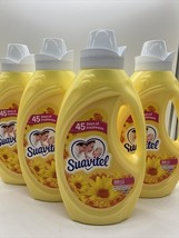 (4) Suavitel Fabric Conditioner Morning Sun 39 Loads Gentle For Baby 46oz ￼ - $15.97
