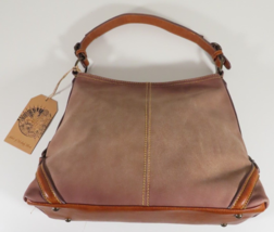 Catchfly Women&#39;s Soft Leather Purse Concealed Carry Brown Western Suede Style - £51.21 GBP