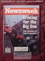 Newsweek October 30 1989 Oct 89 10/30/89 San Fransisco Earthquake +++ - £5.21 GBP