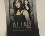 Alias Season 4 Trading Card Jennifer Garner #1 - £1.54 GBP