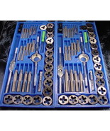 80pc TAP and DIE TOOL SET SAE and METRIC with CASE and Handles Brand New - £39.94 GBP