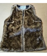 BB Dakota Reversible Faux Fur Vest Faux Leather Pret A Porter Women Size... - €16,92 EUR