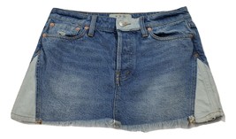 We the Free Free People Cut-off Two Toned Women&#39;s Denim Jeans Skirt Size 26 $68 - £3.17 GBP