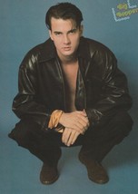 Tommy Page Corin Nemec teen magazine pinup clipping shirtless leather ja... - $130.47 MXN