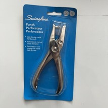Swingline Work Essentials ONE HOLE PUNCH 1/4&quot; Metal Handheld 5 Sheets Paper - £7.96 GBP