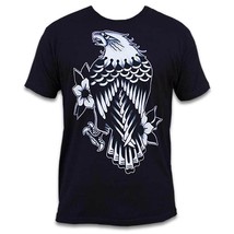 Eagle Rain Artist Josh Persons Tattoo Art Black Market Tee T-shirt Bird ... - £19.47 GBP