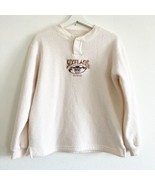 Vintage Six Flags Ohio Theme Park USA Sherpa Sweatshirt Taz Looney Tunes... - $666.08 MXN