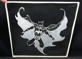 Batman Handmade Etched Mirror Art Reflective Etched Mirror - £19.98 GBP