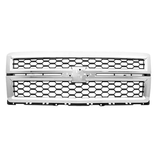 SimpleAuto Grille assy LS|LT|LTZ|W/T; w/o Rally Pkg; Black Mesh/Chrome Surround  Item image 2