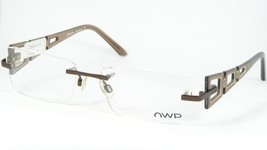 Owp Mod.1692 400 Brown Eyeglasses Glasses Rimless 53-16-135mm Germany - $79.20