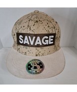 Sole Addiction SnapBack SAVAGE Flat Brim Cap Hat One Size  - $11.65