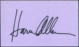 Karen Allen Signed 3X5 Index Card Animal House Raiders Of The Lost Ark Starman - £26.78 GBP