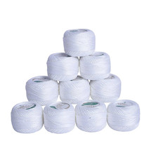Anchor  Cotton Crochet Threads 10 Pcs Crochet Cotton Yarn 10 Grams White - £15.71 GBP