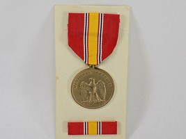 New NOS National Defense Service NDSM Full Size Medal &amp; Ribbon Set  - $10.88