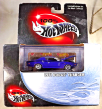2002 Hot Wheels 100% Limited Edition #18 &#39;71 DODGE CHARGER Purple w/Real Riders - £20.73 GBP