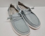 Hey Dude Womens Wendy Sparkling Sky Blue Size 10 Shoes - $39.50