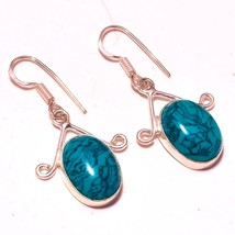 Santa Rosa Turquoise Handmade Black Friday Gift Earrings Jewelry 1.90&quot; SA 1238 - £3.18 GBP