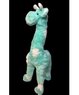 RARE Baby Boyd&#39;s Plush Melody Giraffe Music Hush Little Baby Blue Turquo... - $195.00