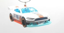 Christmas Ornament for 2018 Ford Mustang GT White Orange Stripe - £26.68 GBP