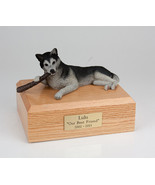 Husky, Black/White Stand Pet Cremation Urn Available in 3 Diff Colors &amp; ... - £133.39 GBP+