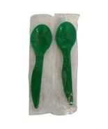 Mighties Kiwi Fruit Spoon and Knife Spife Knifoon Plastic Utensil Set of... - $196.45 MXN