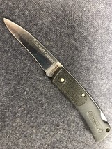 SCHRADE KNIFE MADE IN USA SP2 LOCKBACK BLACK USED FOLDING POCKET Emmett ... - $13.86