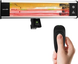 Serenelife Sloht28 Infrared Outdoor Electric Space Heater - 1500W Fast H... - $114.97