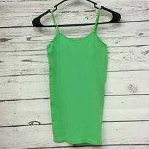 F &amp; F kelly green seamless spaghetti strap tank - $13.40