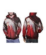Inuyasha Ani Mens Graphic Zip Up Hooded Hoodie - £27.47 GBP+