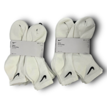 Nike Everyday Cotton Cushioned Ankle Socks Size M 8-12 W 10-13 6 Pairs L... - £54.52 GBP