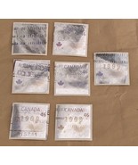 1999 Canada 46¢  Millennium Silver 2 used Stamp Sc#1812 Future Stamp Prod&#39;n - $1.45 CAD