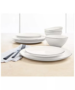 Hotel Collection Black Line Bone china Dinnerware Bowls Plates Mug Servi... - £9.42 GBP+