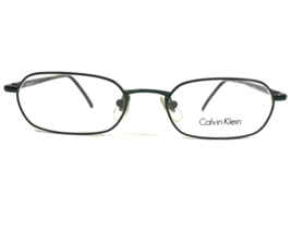 Calvin Klein Eyeglasses Frames 276 518 Matte Black Green Rectangular 49-... - £36.10 GBP