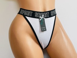 Women&#39;s L White Sport Panties, Briefs, Underwear, Lingerie, Thongs - Brand New - £3.98 GBP