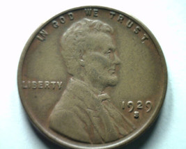 1929-S Lincoln Cent Penny Very Fine Vf Nice Original Coin Bobs Coins 99c Ship - £3.19 GBP