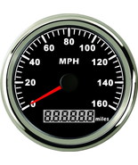 Marine Boat Auto GPS Speedometer Speed Meter Gauge 85mm 160MPH 9-32V 316... - $90.25 CAD