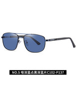 Polarized Sun Glasses Men&#39;s Double Beam Square Frame Sunglasses 6313 Two... - £11.77 GBP