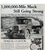 1938 Mack Trucks Advertisement Model BJ Tanker Transportation Agricultur... - $562.22 MXN