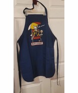 Bud Light Spuds Mackenzie Red Apron 1987 Egads Blue - $1,136.04 MXN