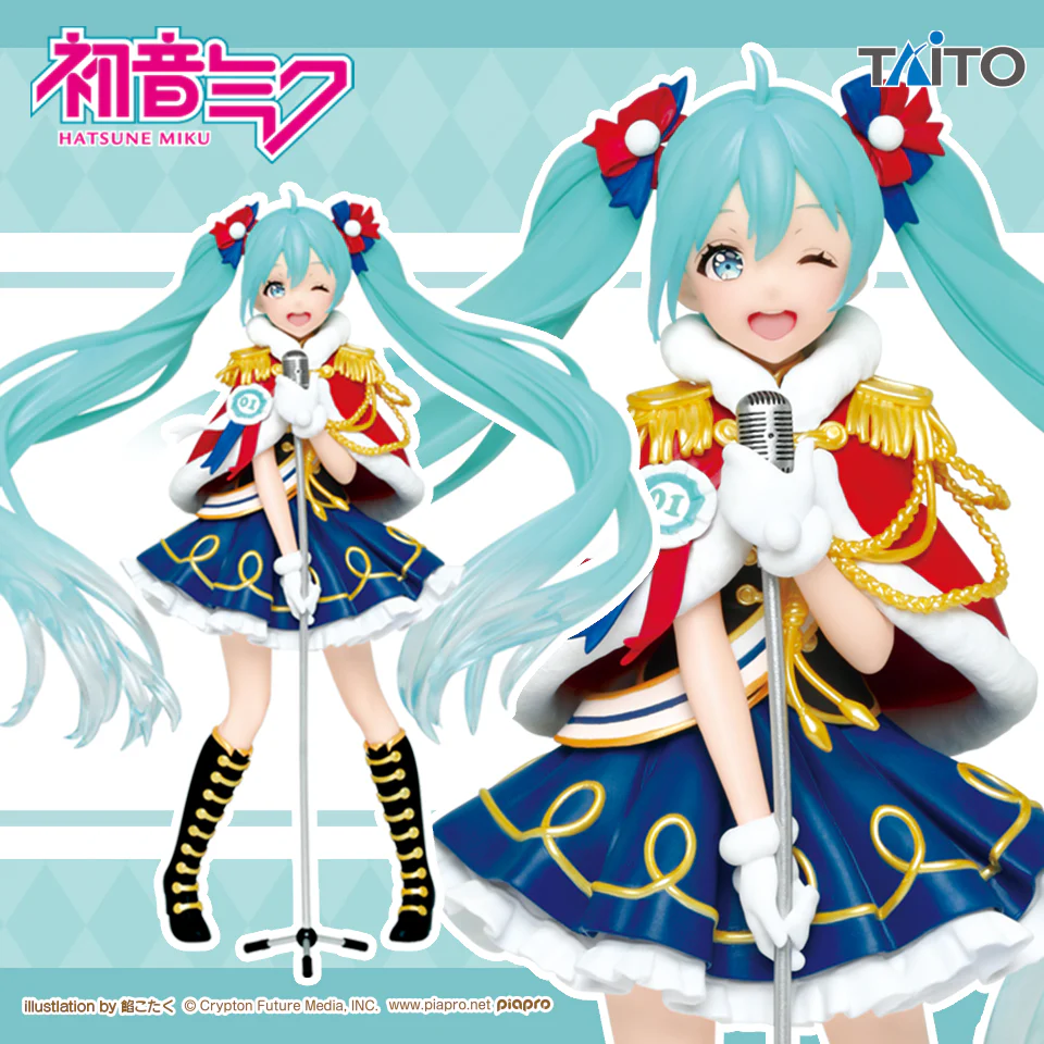 Japan Taito Vocaloid Hatsune Miku Winter Live figure - 18cm Christmas Gift - $956.42 MXN