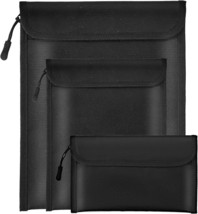 Fireproof Waterproof Document Bag 2000? - 3 Pack Fireproof Bags for  - £17.90 GBP