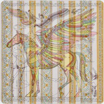 Hermes Scarf Le Pegase D&#39;Hermes 140 CM Silk Stole Scarf Pegasus 142cm - £1,380.61 GBP