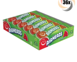 Full Box 36x Bars Airheads Watermelon Flavored Chewy Taffy Candy Singles... - £16.69 GBP