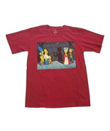 Vintage Dark Red Maroon Simpsons Mr. Burns Smithers T-Shirt Sz XS Cotton... - $8.90