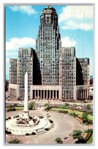 City Hall and McKinley Monument Buffalo New York NY Chrome Postcard U25 - £1.54 GBP