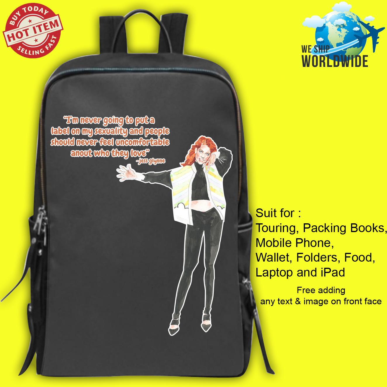 Primary image for 3 JESS GLYNNE Backpack Bags