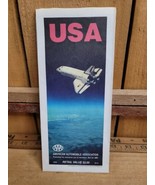 1989 AAA USA Vintage Street Map  NASA Space Shuttle Erik Simonsen-H Arms... - £9.30 GBP