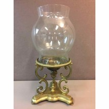 14.5&quot; Tall Baroque Style Candle Holder Lantern Hurricane Lamp Ornate - £55.38 GBP