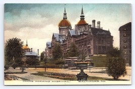 Postcard Johns Hopkins Hospital Baltimore Maryland Hand-Colored c.1908 - £12.10 GBP