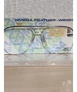 True VTG OMEGA Made in Japan Eyeglasses Silver Lens Frame 56x18x140 Dead... - £14.52 GBP